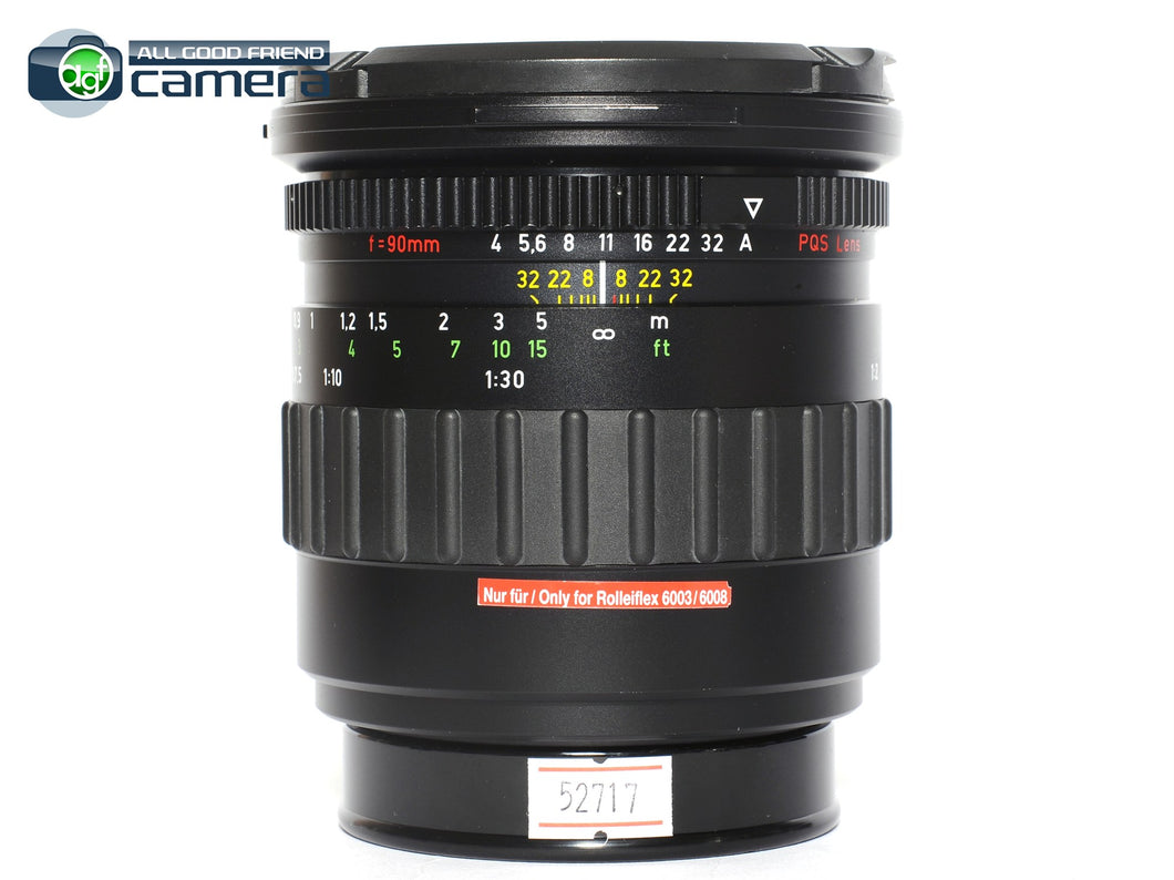 Schenider APO-Symmar 90mm F/4 Makro HFT Lens for Rollei 6003/6008 *EX+