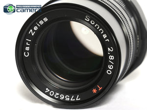 Contax G Sonnar 90mm F/2.8 T* Lens Black for G1 G2 *EX+*