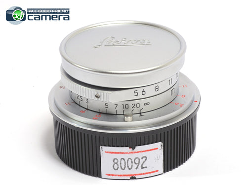Leica Summaron-M 28mm F/5.6 Lens Silver 11695 *MINT*