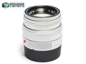 Leica Summicron-M 50mm F/2 E39 Lens 11816 Silver/Chrome Ver.5 *MINT-*