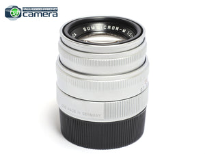 Leica Summicron-M 50mm F/2 E39 Lens 11816 Silver/Chrome Ver.5 *MINT-*