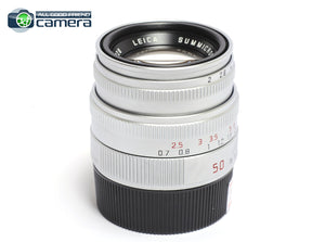 Leica Summicron-M 50mm F/2 E39 Lens 11816 Silver/Chrome Ver.5 *MINT-*