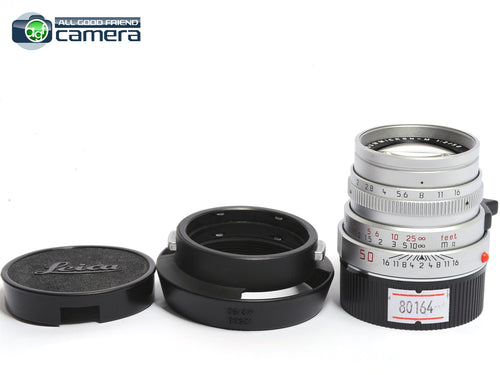 Leica Summicron-M 50mm F/2 E39 Lens Ver.4 Silver/Chrome *MINT-*