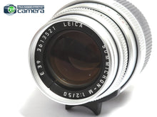 Load image into Gallery viewer, Leica Summicron-M 50mm F/2 E39 Lens Ver.4 Silver/Chrome *MINT-*