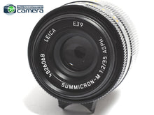 Load image into Gallery viewer, Leica Summicron-M 35mm F/2 ASPH. II Lens Black 11673 *EX*