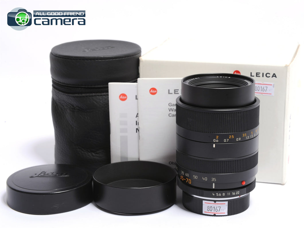 Leica Vario-Elmar-R 35-70mm F/4 E60 ROM Lens *MINT- in Box*