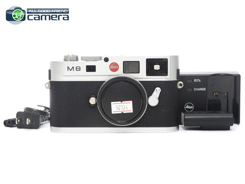Leica M8 Digital Rangefinder Camera Silver Shutter Count 11591 *EX+*