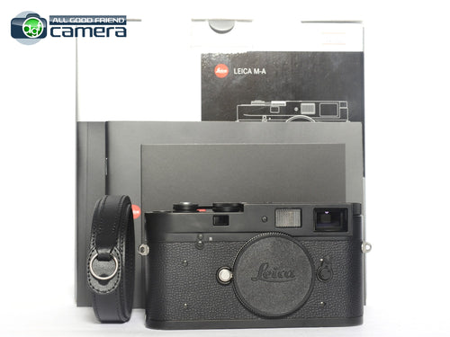 Leica M-A (Typ 127) Film Rangefinder Camera Black Chrome 10370 *EX+ in Box*