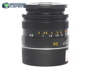 Leica Macro-Elmar-M 90mm F/4 Lens Black 6Bit New Version 11670 *EX+*
