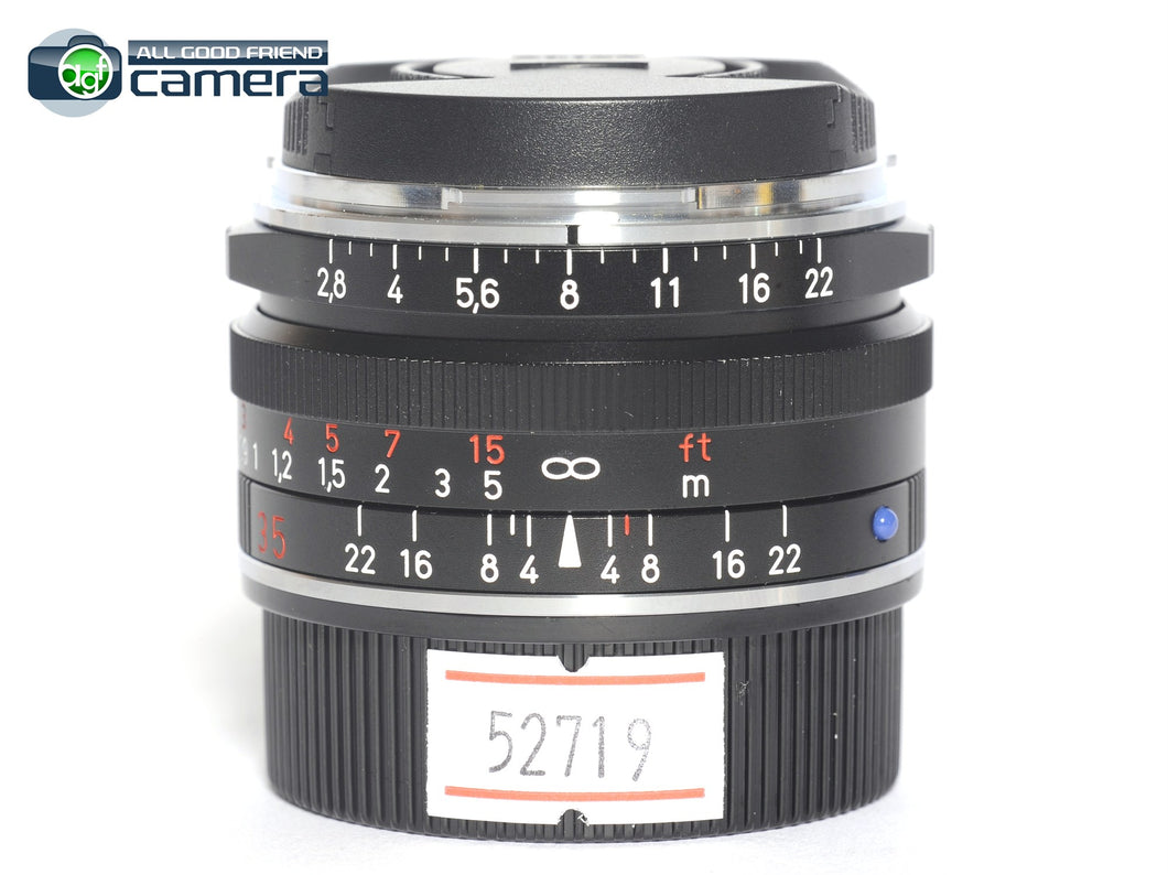 Zeiss C Biogon 35mm F/2.8 ZM Lens Black Leica M Mount *MINT*