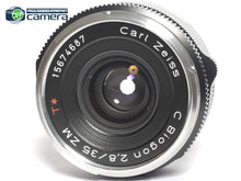 Load image into Gallery viewer, Zeiss C Biogon 35mm F/2.8 ZM Lens Black Leica M Mount *MINT*