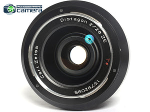 Zeiss Distagon 28mm F/2 T* ZE Lens Canon EF Mount *MINT*