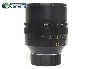 Leica Noctilux-M 50mm F/0.95 ASPH. Lens Black 11602 *MINT in Box*