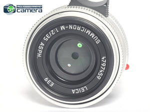 Leica Summicron-M 35mm F/2 ASPH. II Lens Silver 11674 *MINT- in Box*