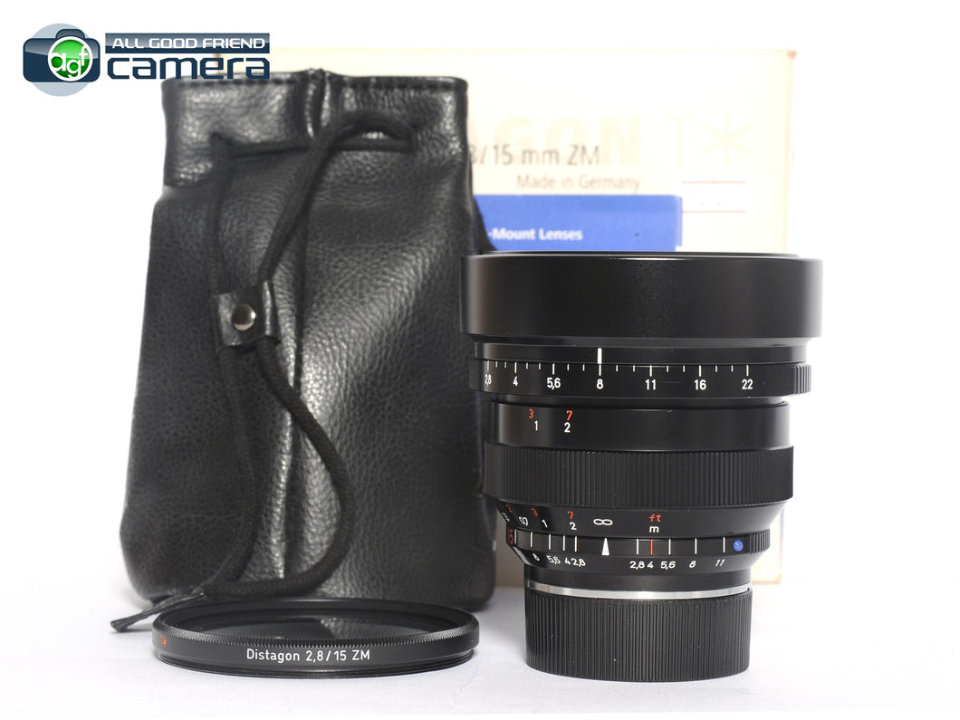 Zeiss Distagon 15mm F/2.8 T* ZM Lens Leica M-Mount *MINT in Box*