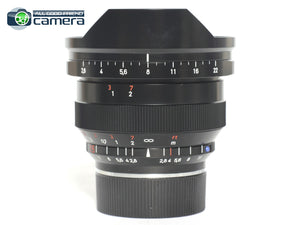 Zeiss Distagon 15mm F/2.8 T* ZM Lens Leica M-Mount *MINT in Box*