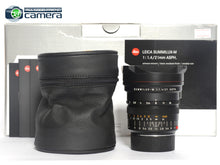 Load image into Gallery viewer, Leica Summilux-M 21mm F/1.4 ASPH. Lens Black 11647 *MINT in Box*