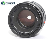 Load image into Gallery viewer, Leica Summilux-R 50mm F/1.4 E55 Lens Ver.2 Late Germany *EX+*