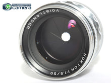 Load image into Gallery viewer, Voigtlander Nokton 50mm F/1.5 Vintage Line Lens VM Leica M-Mount *EX*