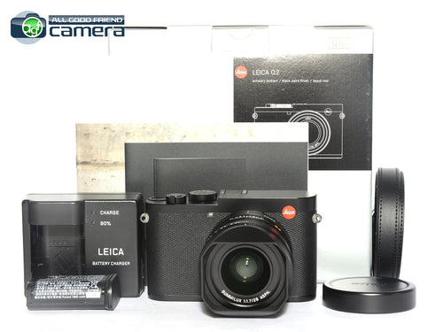 Leica Q2 Digital Camera Black 19050 w/Summilux 28mm F/1.7 Lens *EX+ in Box*
