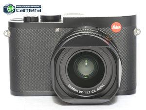 Leica Q2 Digital Camera Black 19050 w/Summilux 28mm F/1.7 Lens *EX+ in Box*