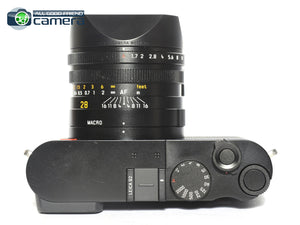 Leica Q2 Digital Camera Black 19050 w/Summilux 28mm F/1.7 Lens *EX+ in Box*