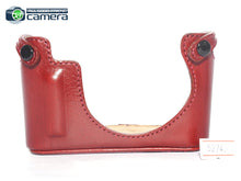 Load image into Gallery viewer, Artisan &amp; Artist Leather Half Case Red for Leica D-LUX 6 Camera *MINT-*