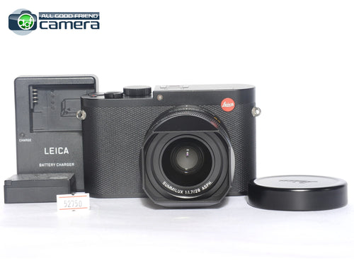 Leica Q (Typ 116) Digital Camera Black w/Summilux 28mm F/1.7 Lens