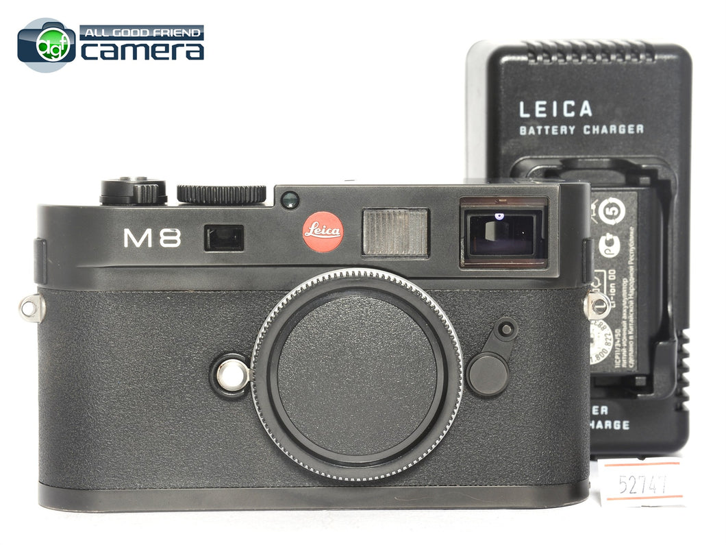 Leica M8 Digital Rangefinder Camera Black Shutter Count 56996