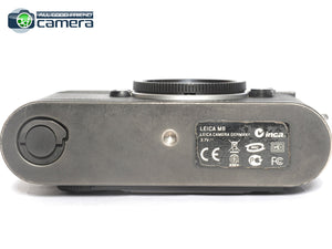 Leica M8 Digital Rangefinder Camera Black Shutter Count 56996
