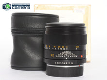 Load image into Gallery viewer, Leica Summicron-R 90mm F/2 E55 Lens Ver.2 Late Canada *MINT- in Box*