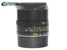 Load image into Gallery viewer, Leica Elmarit-M 28mm F/2.8 ASPH. E39 Lens Black 11677 *Used Once*