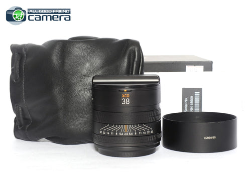 Hasselblad XCD 38mm F/2.5 V Lens for X2D 907X Shutter Count 4791 *EX+ in Box*