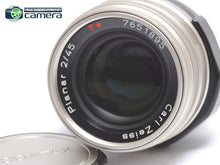 Load image into Gallery viewer, Contax G Planar 45mm F/2 T* Lens G1 G2 *MINT-*