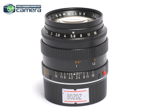 Leica Summilux-M 50mm F/1.4 E43 Lens Ver.2 Black *EX+*