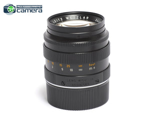 Leica Summilux-M 50mm F/1.4 E43 Lens Ver.2 Black *EX+*