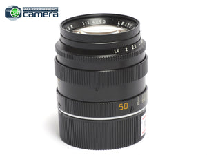 Leica Summilux-M 50mm F/1.4 E43 Lens Ver.2 Black *EX+*