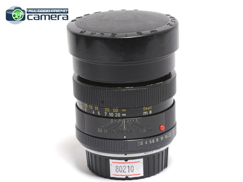 Leica Elmarit-R 90mm F/2.8 Lens Ver.1 Converted to Nikon F Mount