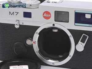 Leica M7 Film Rangefinder 0.72 Camera Silver Chrome *MINT in Box*