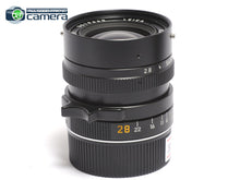 Load image into Gallery viewer, Leica Elmarit-M 28mm F/2.8 E49 Lens Ver.3 Late Black Canada *MINT- in Box*