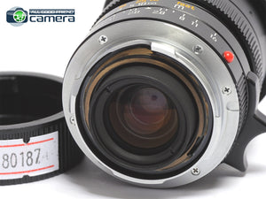 Leica Elmarit-M 28mm F/2.8 E49 Lens Ver.3 Late Black Canada *MINT- in Box*