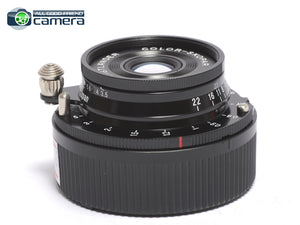 Voigtlander Color-Skopar 35mm F/3.5 ASPH. Lens Black Leica M-Mount *MINT in Box*