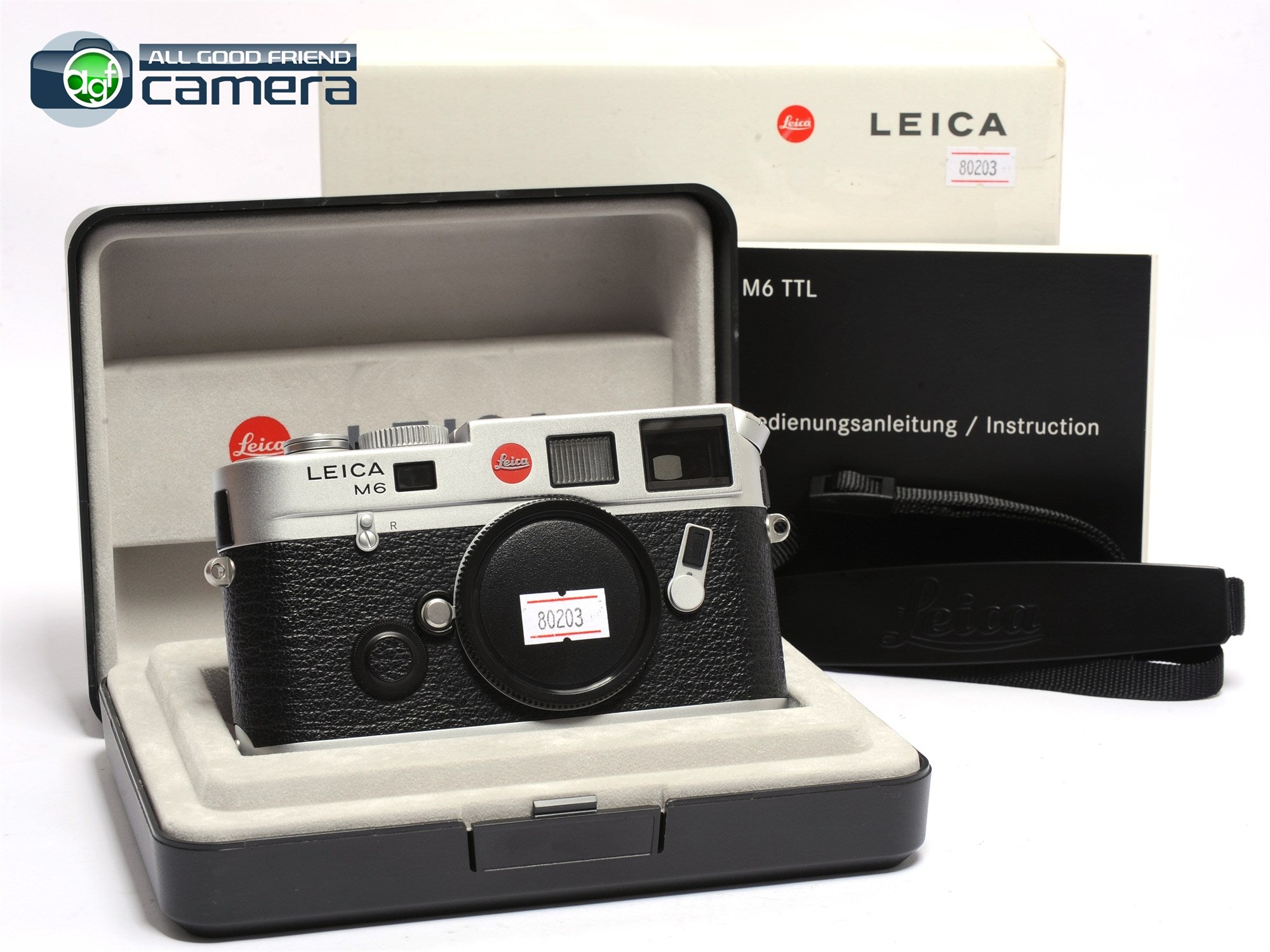 Leica M6 TTL Rangefinder Camera Viewfinder Silver *MINT- in