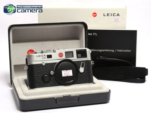 Leica M6 TTL Rangefinder Camera 0.85 Viewfinder Silver *MINT- in Box*