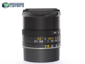 Leica Elmarit-M 28mm F/2.8 ASPH. E39 Lens Black 11677 *BRAND NEW*