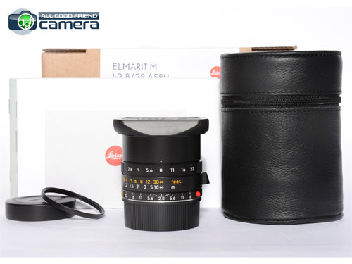 Leica Elmarit-M 28mm F/2.8 ASPH. E39 Lens Black 11677 *BRAND NEW*