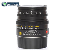 Load image into Gallery viewer, Leica Summicron-M 50mm F/2 Lens 6Bit Black 11826 *BRAND NEW*