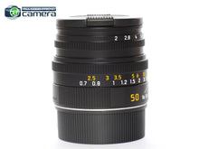 Load image into Gallery viewer, Leica Summicron-M 50mm F/2 Lens 6Bit Black 11826 *BRAND NEW*