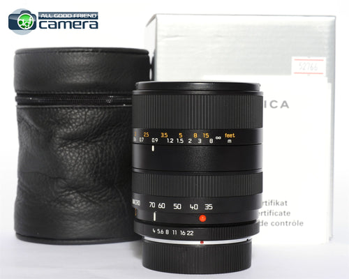 Leica Vario-Elmar-R 35-70mm F/4 E60 ROM Lens 10277 *MINT in Box*