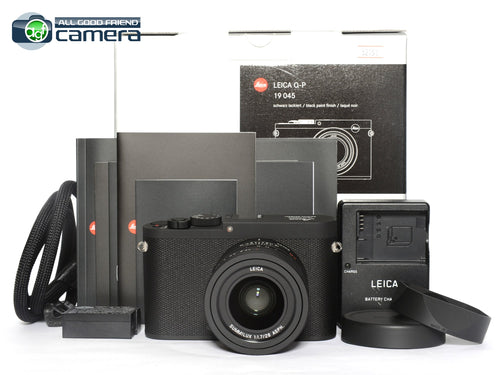 Leica Q-P Digital Camera Stealth Matte Black 19045 *MINT- in Box*